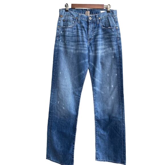 New Citizens of Humanity Evans Men Distressed Denim Straight Leg Jeans Size 31